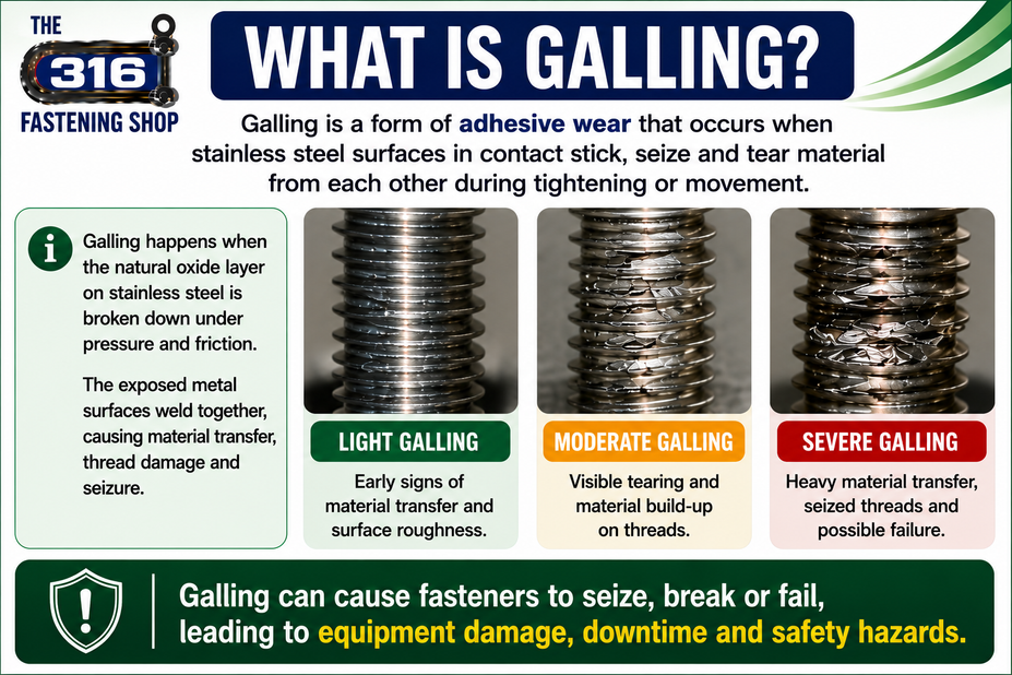 What is galling of Stainless Steel Fasteners