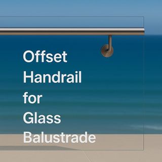 Offset Glass Handrails