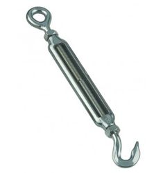 Turnbuckle Open Hook Eye M6 316