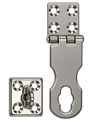 Hasp and Staple w locking 95mm 316