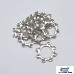 Washer Ext Tooth Lock M5 304 x 1