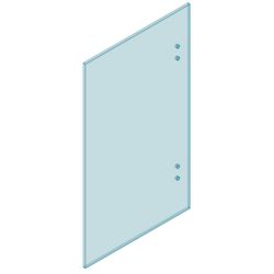 Glass 12mm Pool Panel Clearglaze Hinge MR 1000 x 1350