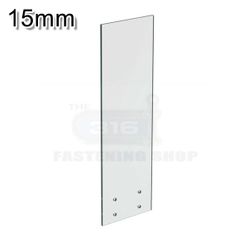 Glass15mm Balustrade Standoff Clear TG HS 1280 x 400