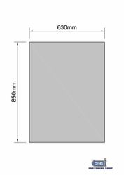 Glass 10mm Balustrade Insert 630 x 850