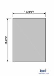 Glass 10mm Balustrade Insert 1330 x 850