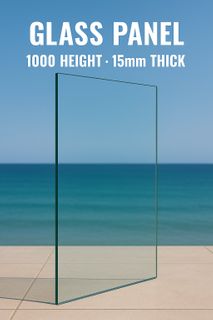 Floor Mounted Balustrade Glass Panels 15mm