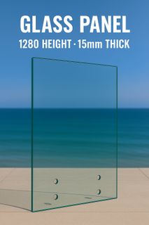 Face Mounted Balustrade Glass Panels for Standoffs 15mm