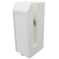 Madrid Tilt Square Spigot Clamp 2205 White