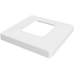 Madrid Base Plate Domical Cover Slim White