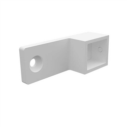 Nanorail - 25 x 21mm Wall Plate ext White 316