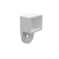 Nanorail - 25 x 21mm Wall Plate White