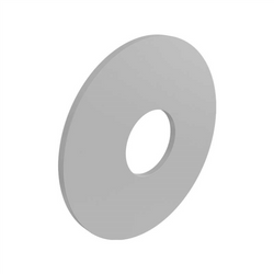 Standoff 50mm DIA Washer Only (White plastic)