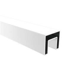NANORAIL Top Glaze Hand Rail System Square White