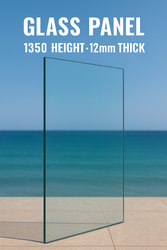 Under Floor Channel Mounted Glass Pool Fence Panels