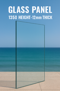 Under Floor Channel Mounted Glass Pool Fence Panels