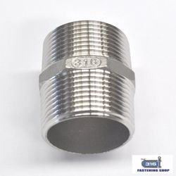 Hex Nipple NPT to BSP