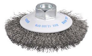 Crimp Wire Bevel Brush