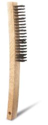 Stainless Steel Wire Brush Timber Handle