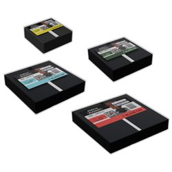 BLACKOUT - CONCEALED T-BLADE CAP SS316 - 150mm x 150mm x 30mm - 3mm