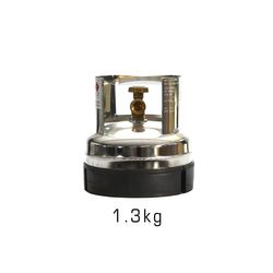 BBQ Gas Bottle Stainless 1.3kg