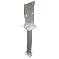 T BLADE POST W LEG 600 110x110x275 S/S