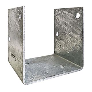 Bolt Down U-Cup Post support Galvanised