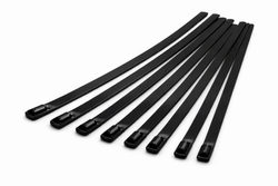 Cable Ties Coated Black 316 S/S 260 x 4.6mm 100pk