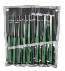 LONG PIN PUNCH SET - 8 PCE 3-10MM  (200MM)