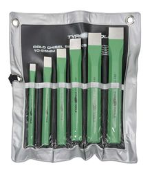 COLD CHISEL SET - 6 PCE  10-25MM