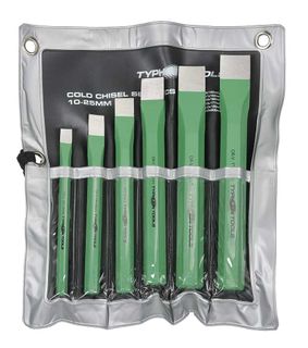 COLD CHISEL SET - 6 PCE  10-25MM