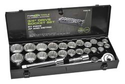 SOCKET SET 27 PCE 3/4inch  DR AF AND METRIC