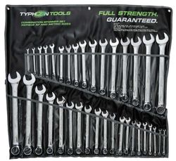 36 PCE SPANNERS SET AF/M 7-32MM 1/4 - 1-1/4