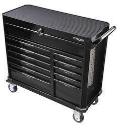 12 DRAW TOOL TROLLEY - BLACK