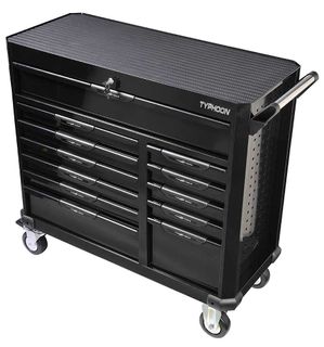 12 DRAW TOOL TROLLEY - BLACK