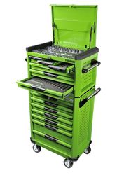 13 DRAW GREEN 419 PCE AF AND METRIC TOOLKIT