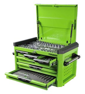 6 DRAW GREEN 188 PCE AF AND METRIC TOOLKIT