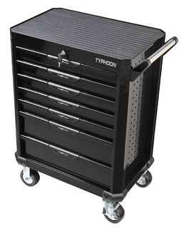 7 DRAW TOOL TROLLEY - BLACK