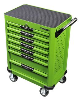 7 DRAW TOOL TROLLEY - GREEN