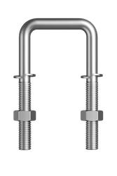 Square U Bolt M10 x 42mm x 86mm 316