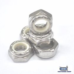 UNF Nyloc Nuts Thin Stainless Steel