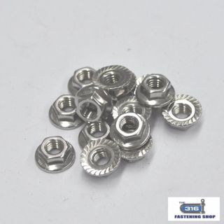 Flanged Hex Nut Metric Stainless Steel