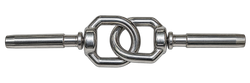 Gate Eye D Double Swivel with 3/16 Studs ( D and Stud)