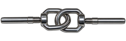 Gate Eye D Double Threaded 5/16 UNF With 5/32 Studs ( D and Stud)