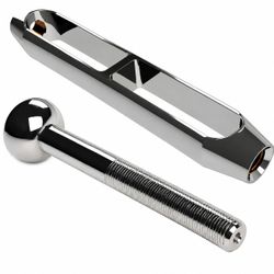 Swageturn Turnbuckle open Stemball