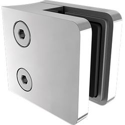 Glass Clamp Square Radius back P 316