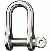 Shackle, Standard Dee, Pin 1/2"