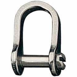 Shackle, Standard Dee, Slot Pin 1/4"