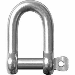 Shackle, Standard Dee, Forged, Pin 8mm