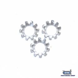 CSK Tooth Lock Washers Stainless Steel