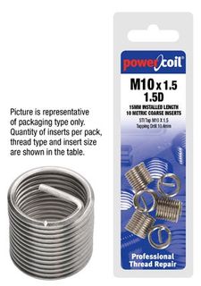 Metric Spark Plug Inserts